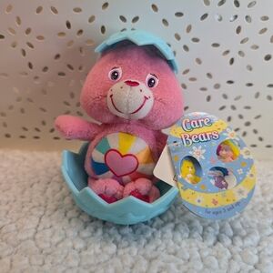 Care Bear Mini 4" Easter Egg Hatchling Hopeful Heart Bear NWT